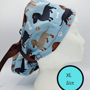 Dachshund Scrub Hat Cap image 2
