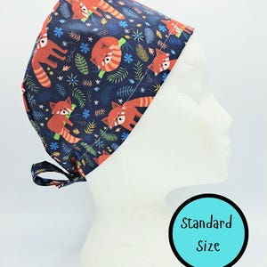 Cappello da chirurgo panda rosso