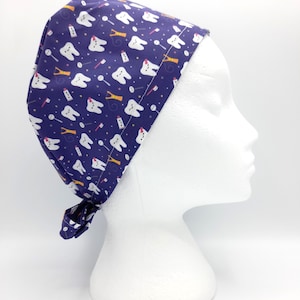 Happy Teeth Scrub Hat Cap