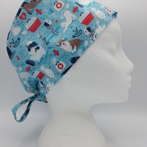 Vets and Pets Red Scrub Hat