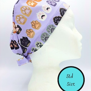 Kitty Toe Beans Scrub Hat Cap