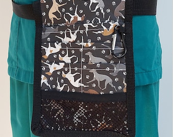 Trotting Whippets Nurse Pocket Organiser