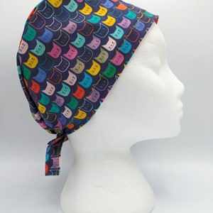 Rainbow Cats Scrub Hat Cap