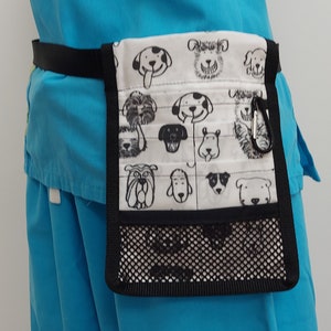 Cartoon Dogs Verpleegster Pocket Organizer