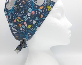 Sloths Scrub Hat Cap