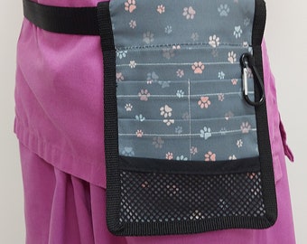 Grey Pawprints Nurse Pocket Organiser