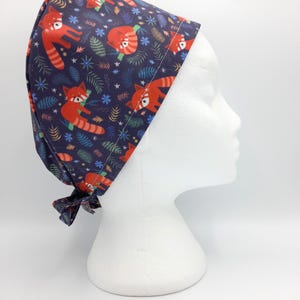 Red Panda Scrub Hat Cap