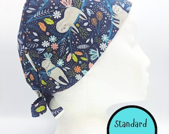 Sloths Scrub Hat Cap