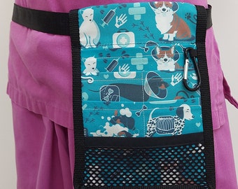 Organizador de bolsillo Blue Nurse para veterinarios y mascotas