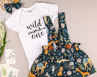 Wild one birthday outfit. First birthday outfit girl. First birthday girl outfit.