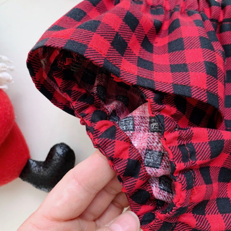 Baby Girl Christmas Outfit Christmas Bloomers Plaid Red Etsy