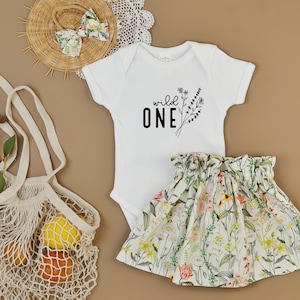 Wild one birthday girl outfit.