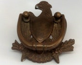 Vintage Brass Eagle Door Knocker Eagle Door Hanger