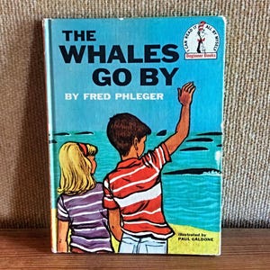 The Whales Go By Young Readers Book, Dr. Seuss Anfängerbuch, Lerngeschichte für Kinder, Lesegeschenk für Kinder, Verkauf im Ist-Zustand
