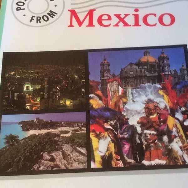 Post Cards From Mexico by Helen Arnold ~ Mexican Post Card ~ Post Card Book