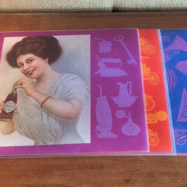 Coca Cola Placemats Etsy