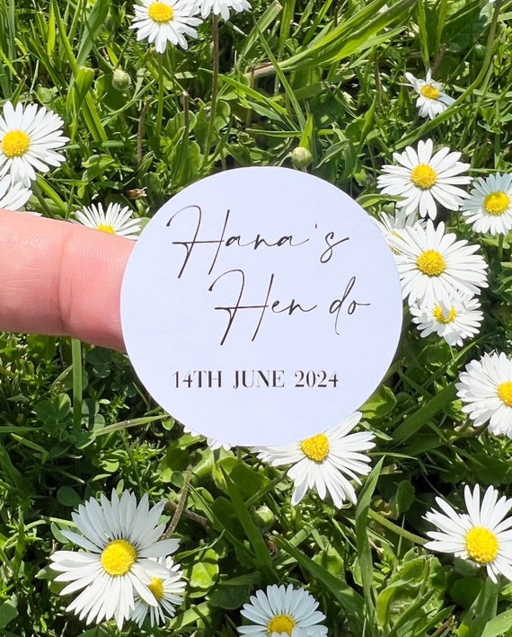 Hen Party Stickers, Hen Party Favour Stickers, Personalised Hen Do Favour Stickers