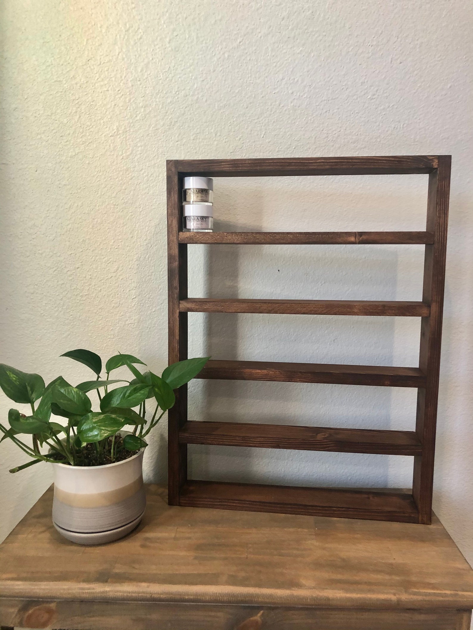 Nail Dip Powder Rack Vertical Design Nail Dip Powder Etsy