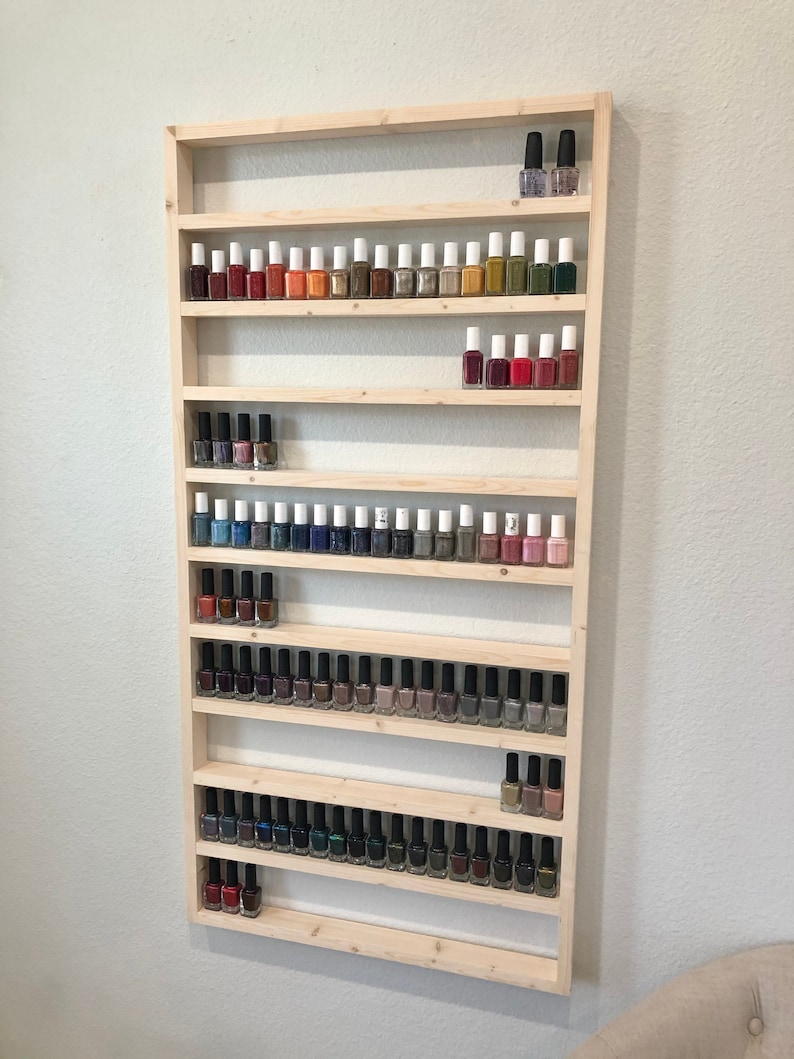 Nail Polish Rack Tower Nail Polish Organizer Etsy