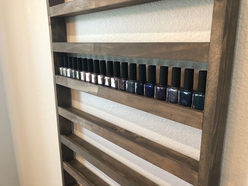 Nail Polish Rack Tower Nail Polish Organizer Etsy