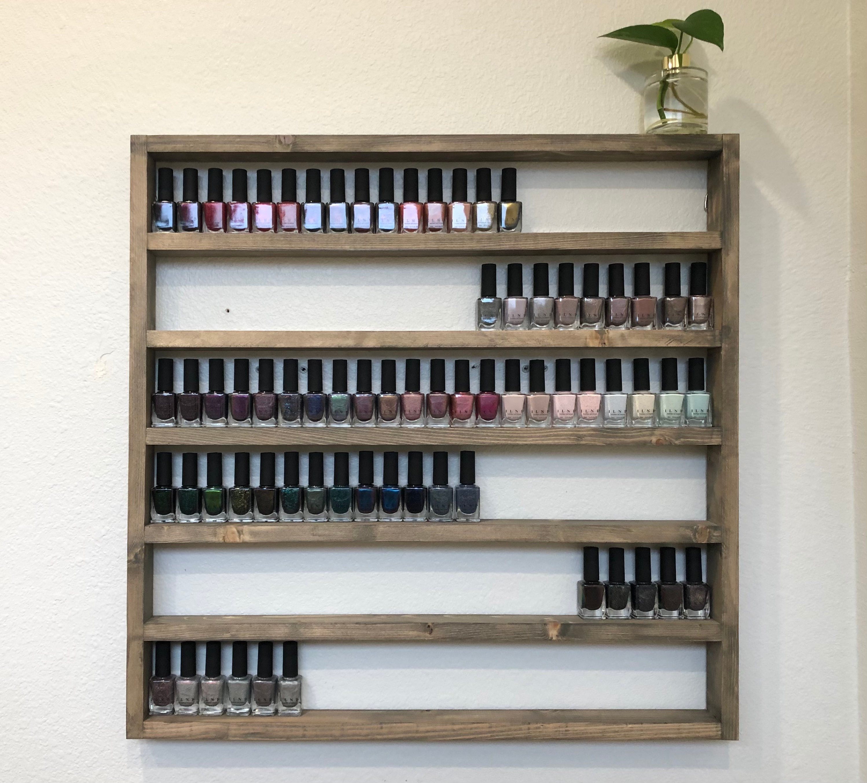 Nail Polish Wood Holder