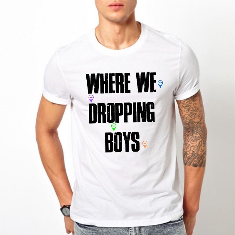 Image of Warzone "Where We Dropping Boys" White Tshirt | All Sizes Available