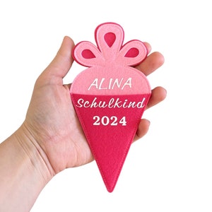 Geldgeschenk Zuckertüte Einschulung Schulkind 2025 personalisierbar
