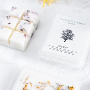 Sandalwood Soy Wax Melts, Yoga Letterbox Gifts. 100% Cruelty Free Vegan Home Fragrance image 3