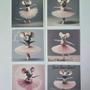 Mouse Dance Embellishment For Scrapbooking Junk Journaling Card Making Cardstock or Sticker Cardmaking Junk Journaling Scrapbooking Gift DIY