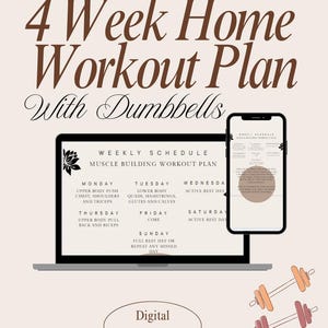 4 Week Workout Plan With Dumbells