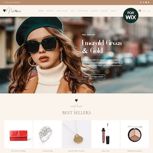 Boho eCommerce Wix Website Template: Online Store Design
