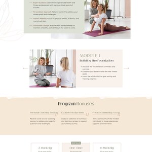 Health Coach Website, Life Coach Website, Nutritionist Website, Wellness Website, Fitness Website, Wix Website Design, Wix Website Template