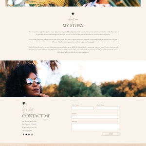 Wix Website Template, Wix Website Design, eCommerce Website, Shop Website, Store Website, Boho Website