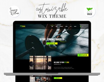 Wix Website Template - Wix Website Design - Wix Fitness Website - Wix Gym Website - Wix Sport Website - Wix Personal Training Website