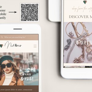 Wix Website Template, Wix Website Design, eCommerce Website, Shop Website, Store Website, Boho Website