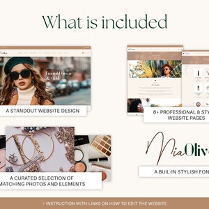 Wix Website Template, Wix Website Design, eCommerce Website, Shop Website, Store Website, Boho Website