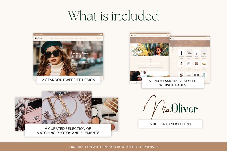 Wix Website Template, Wix Website Design, eCommerce Website, Shop Website, Store Website, Boho Website