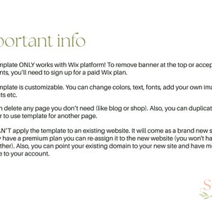 Wix Website Template, Wix Website Design, eCommerce Website, Shop Website, Store Website, Boho Website