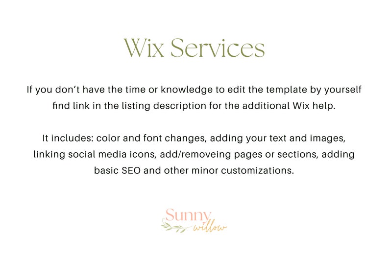 Wix Website Template, Wix Website Design, eCommerce Website, Shop Website, Store Website, Boho Website