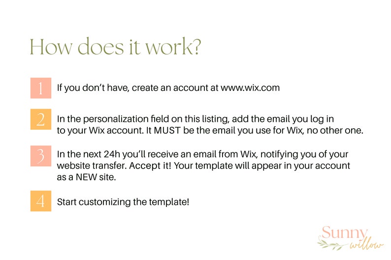 Wix Website Template, Wix Website Design, eCommerce Website, Shop Website, Store Website, Boho Website