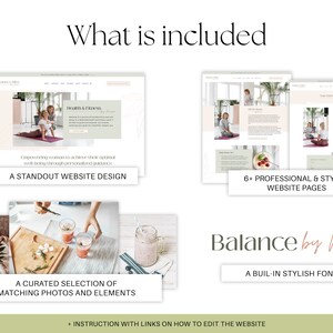 Health Coach Website, Life Coach Website, Nutritionist Website, Wellness Website, Fitness Website, Wix Website Design, Wix Website Template