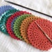 Set di 8 sottobicchieri policromi screziati multicolore Pebbles Set di 8 sottobicchieri policromi screziati multicolore Pebbles