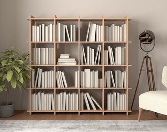 Plywood Bookcase Etsy