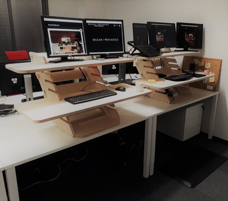 150cm / 59 Adjustable Sit To Stand Desk Converter Size XXL Etsy