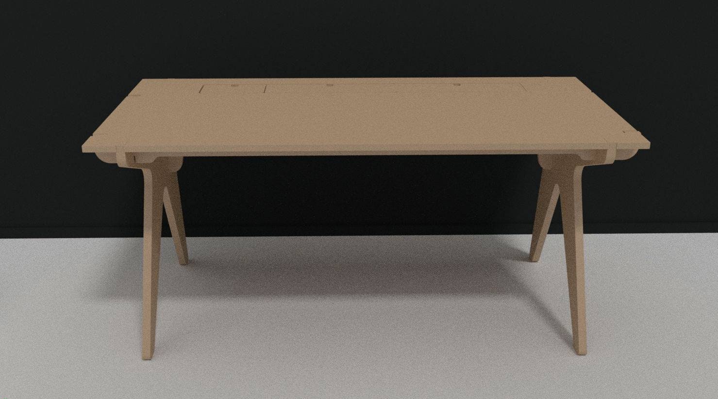 Plywood Gaming Desk with Storage Etsy