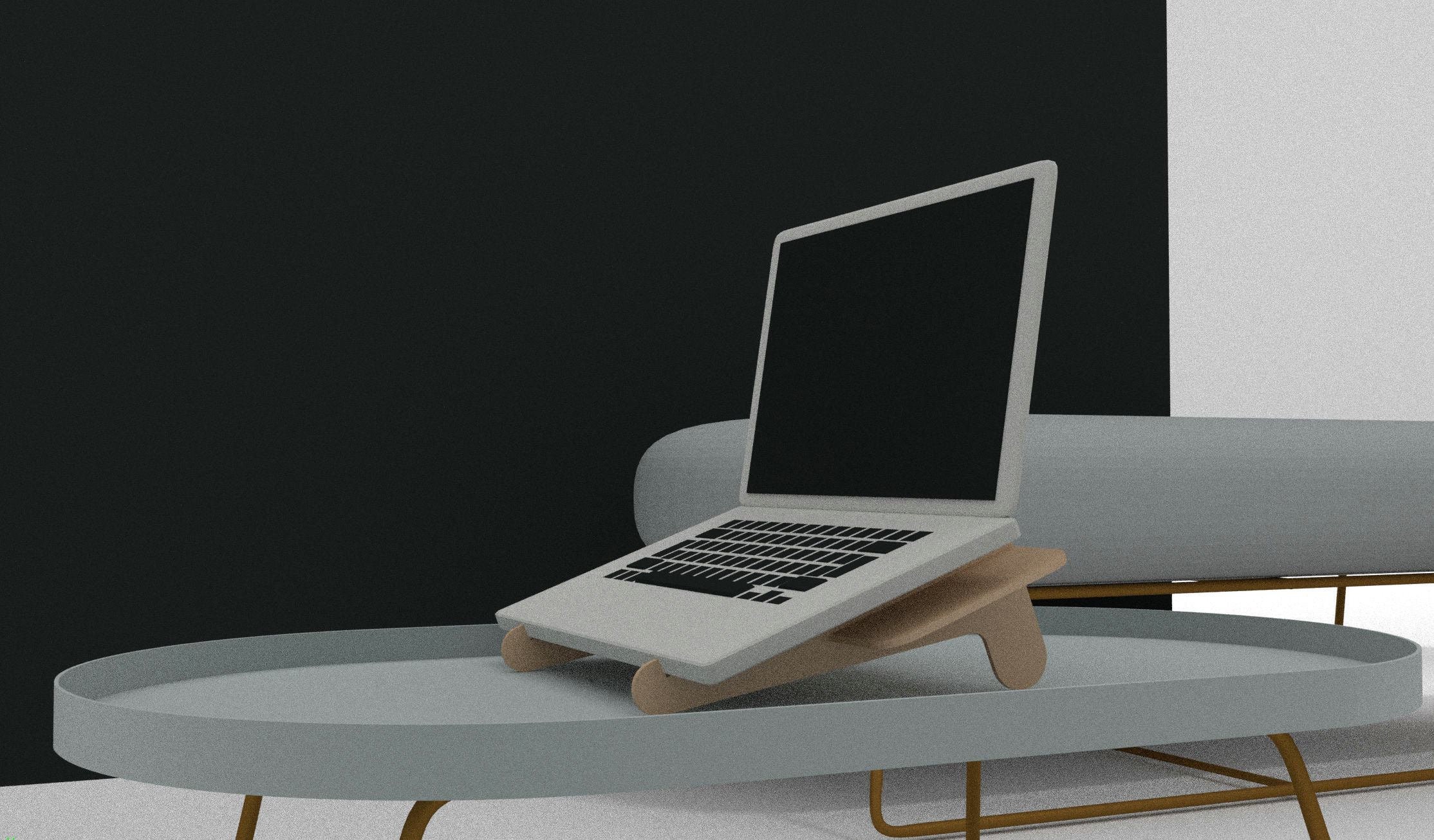 Portable Plywood Laptop Stand Etsy