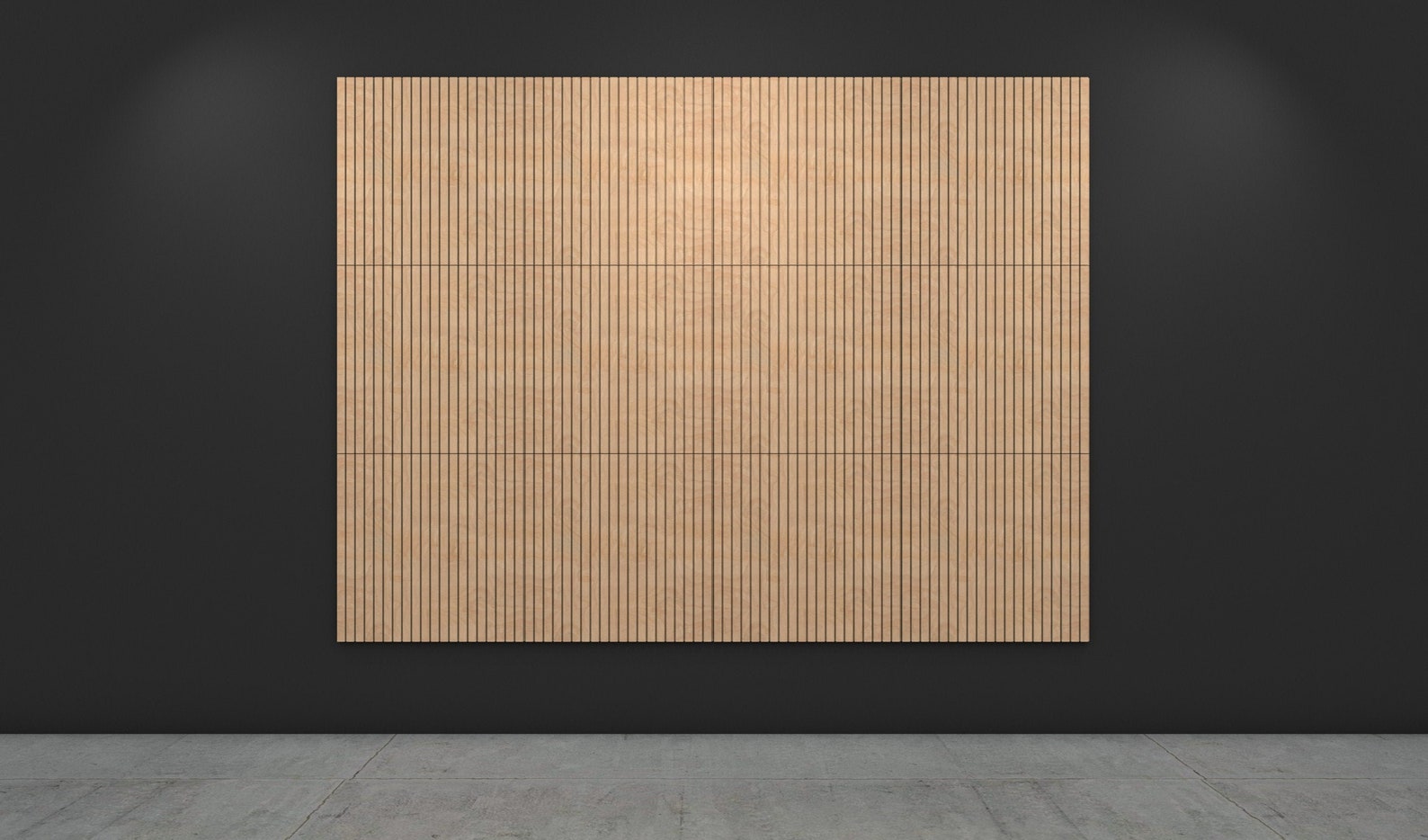 Black Wall Panels 19.5x19.5 Inch 50x50cm Large Wood Wall Etsy