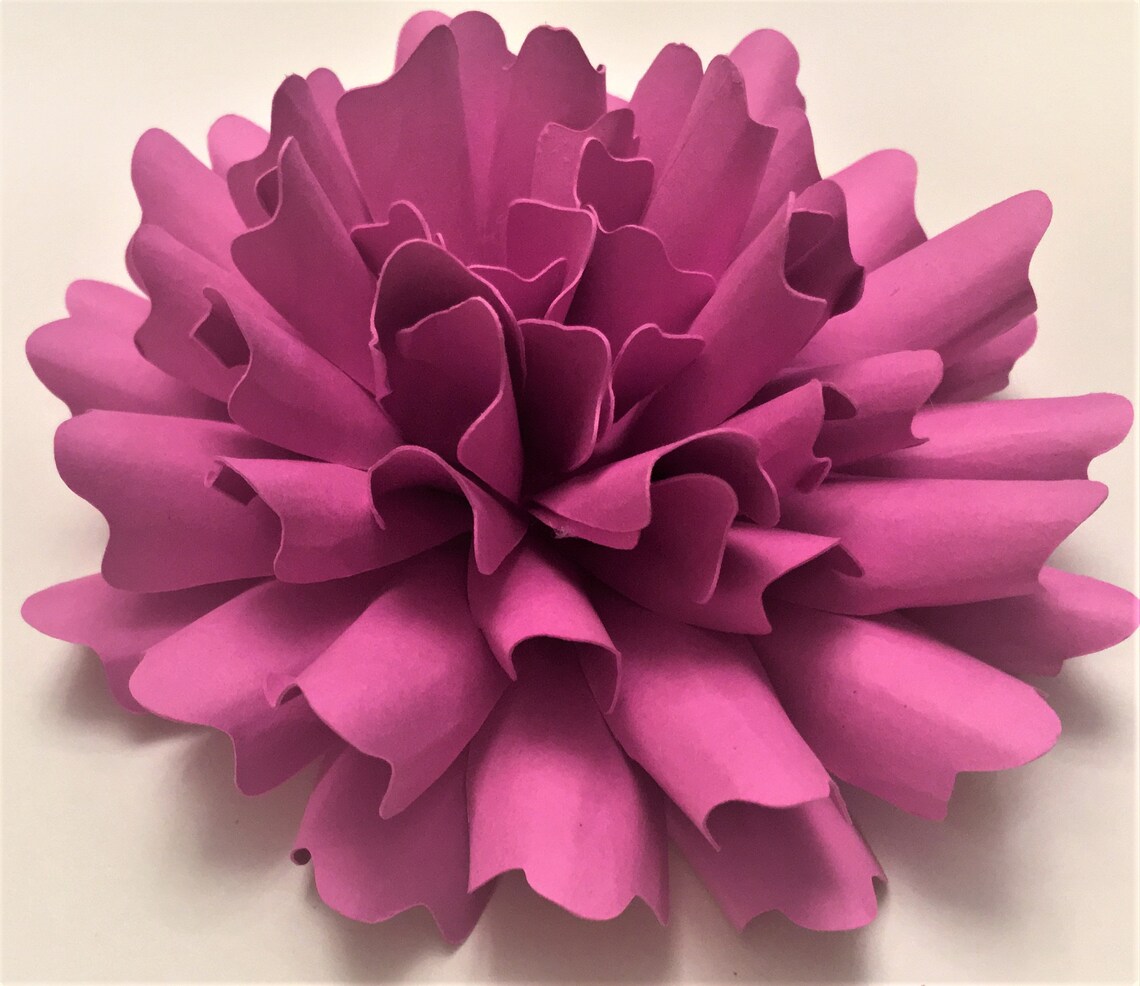 3D Paper Flower SVG Bundle 1 Small Paper Flowers Digital - Etsy
