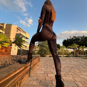 Velvet Catsuit for Women One Piece Yoga Jumpsuit Comfortable Gym Activewear