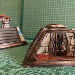 3D printable Post Apocalyptic/SciFi Bunker (S) with Automated Turret